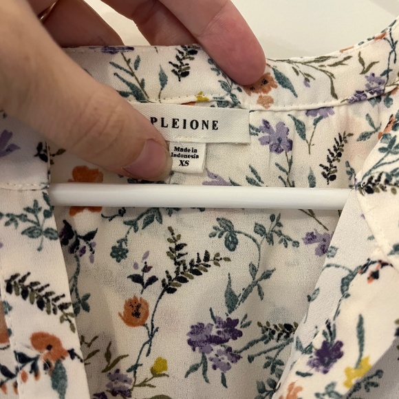 Pleione XS Floral Dress Top - Picture 2 of 6